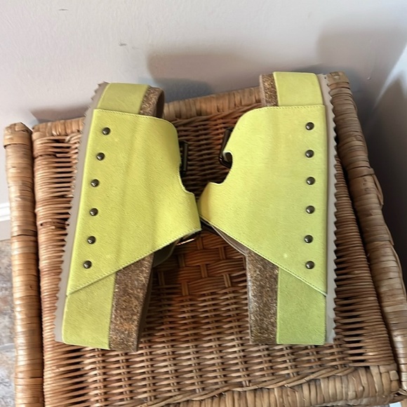 Free People x Intentionally Rule Breaker Flatform Sandals Size 7 NEW - Picture 9 of 17